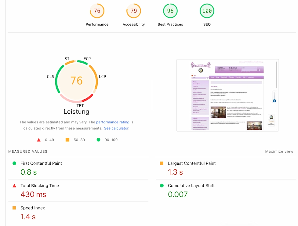 SEO Analytics Dashboard – MarketRamp SEO-Analyse